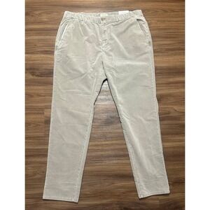 Marine Layer Men's Saturday Moleskin Chino Stretch Pants Taupe Sz 2XL
